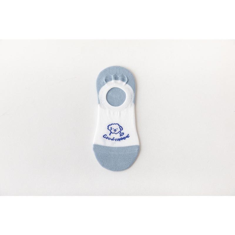 Женские летние тонкие милые туфли с мелким вырезом, не спадающие, с невидимыми носками-следками