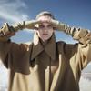 LESS 2023 Cashmere Blend Long Wool Coat