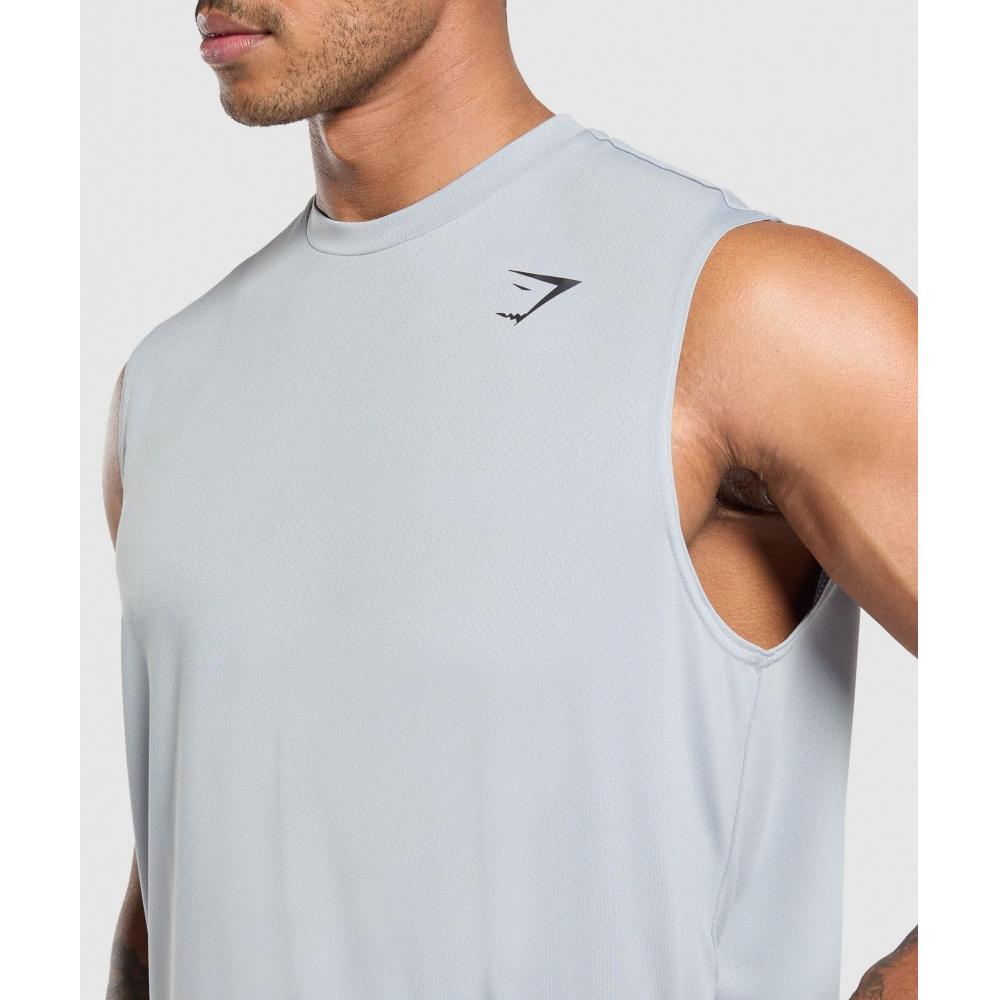 Gymshark Увеличенный производительный бак металлический фиолетовый A6a5u Pb7n