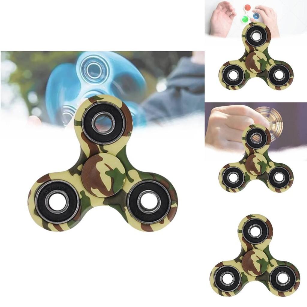 Красочный пластиковый спиннер для пальцев детская игрушка желтая мультяшная иллюстрация