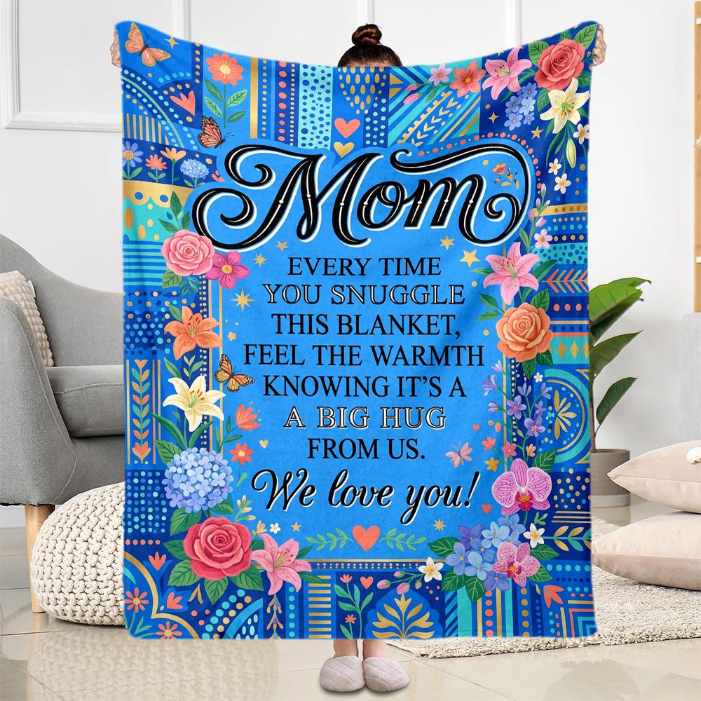 Best Mom World Blanket Soft Warm Cozy Great for Livingroom Office Chair Chair Four Seasons Multipurpose Stylish Decor Gifts For Family Or Friends