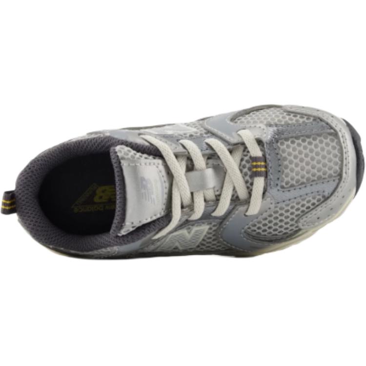 New Balance NB Износостойкие Низкие Детские Повседневные Кроссовки Светло-серый Серебристый Для Младенцев И Малышей IZ530KMW