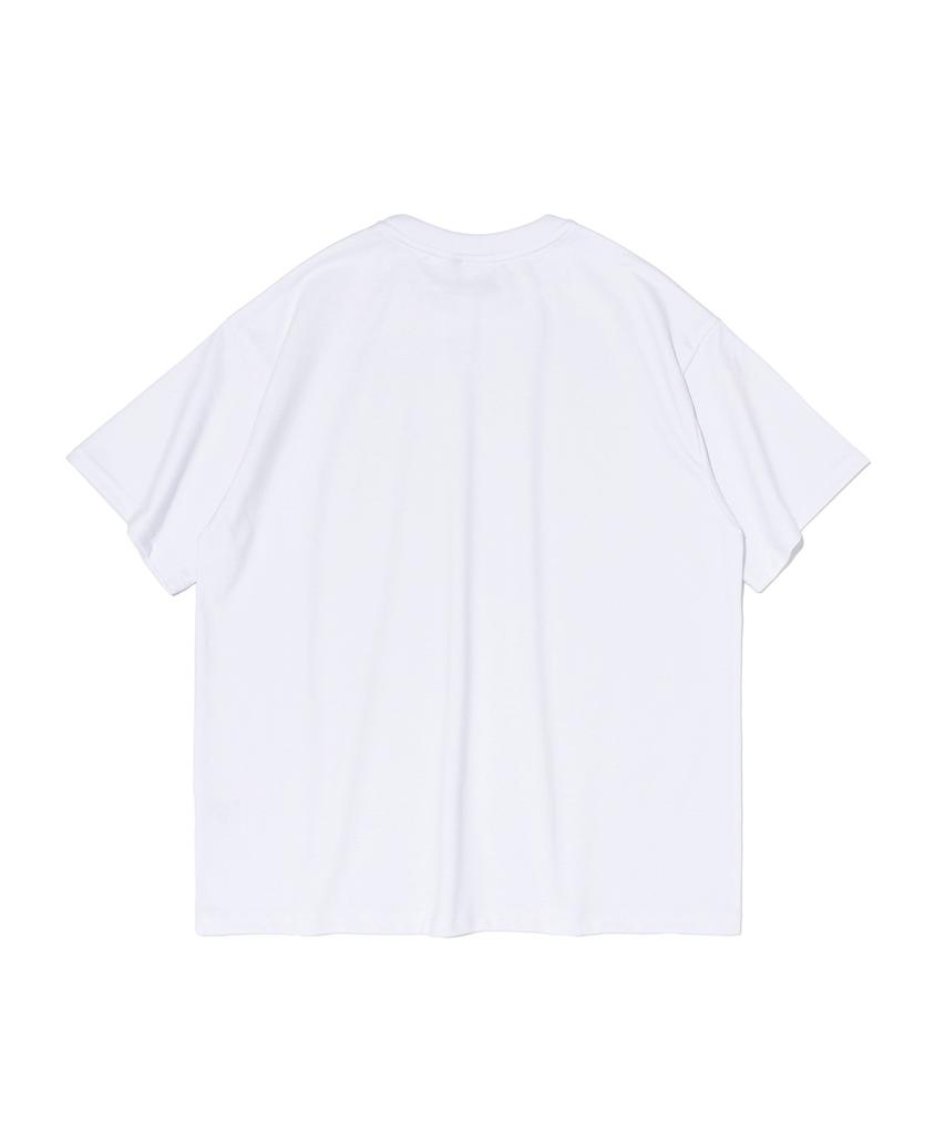 CARGOBROS FOR WOMAN Usa Mini Heart Graphic Short Sleeve T-Shirt (White)
