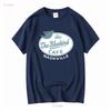 BLUEBIRD CAFE NASHVILLE Футболка Бар Музыкальное заведение Ретро Потертая Взрослый МАЛЕНЬКИЙ винтаж Стиранная Повседневная с принтом Унисекс