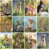 Diy Rabbit 5D Diamond Painting Full Square Drill Rhinestone Animal Diamond Embroidery Cross Stitch Kit Home Decor Wall Art Gift