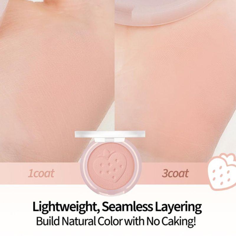 [Peripera] *Soft Berry* Pure Blushed Sunshine Cheek (2 Colors)