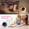 Детский будильник, праздничный подарок, Bluetooth-динамик, сенсорный ночник, RGB-светильник для пробуждения