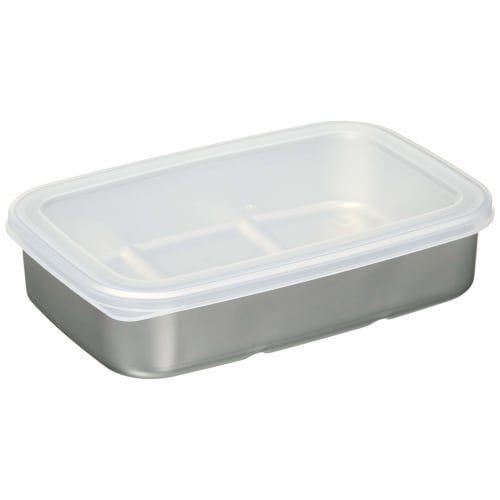 Skater Aluminum Rapid Freezing Storage Container M 840ml Natural Made In Japan AKH3