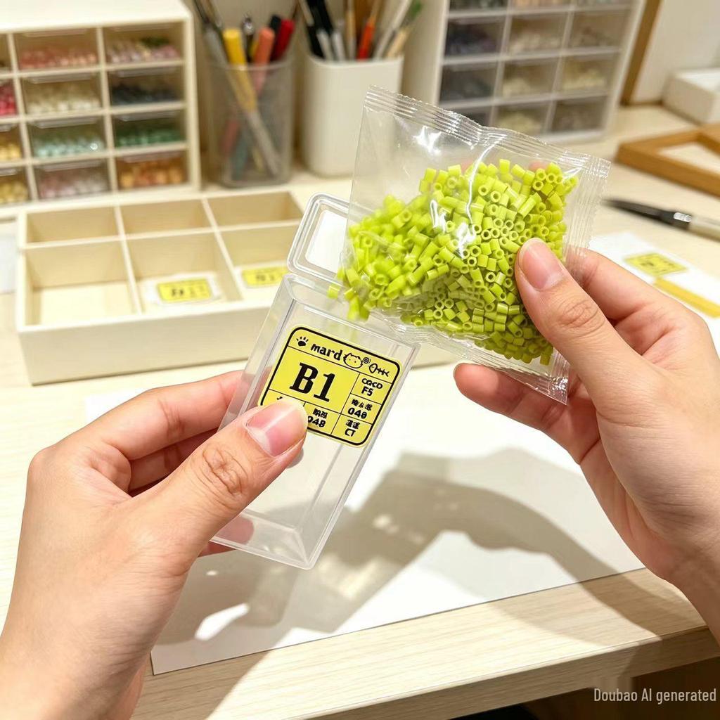 Small Pinyou Bead Storage Compartment Box Set for Desktop Organization
