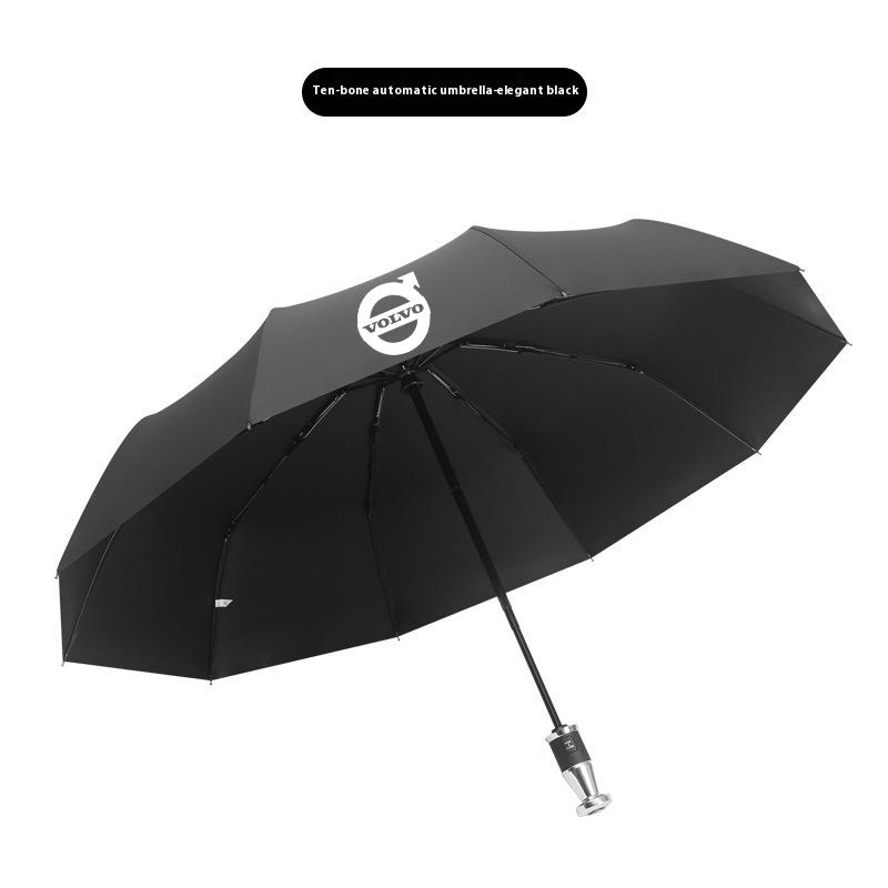 For Volvo XC40 XC60 XC70 XC90 C30 C70 S40 S60 S80 S90 V40 V50 Car Automatic Folding Windproof Sunshade Umbrella auto Accessorie