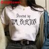 Tim Burton Top Women Y2K Manga T-shirts Girl Streetwear Anime Manga Clothes