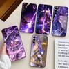 Чехол для телефона R-Raiden Shogun Игра Genshin Impact Черный Силиконовый Мягкий Для Samsung S25,S24,S21,S22,S23,S30,Ultra,S20,Plus,Fe,Lite