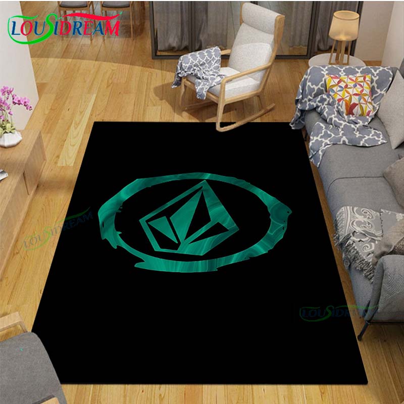 Fashion V-VOLCOMS Carpets Bedroom Becoration Living Room Decoration Carpets for Bed Room Rug Anime Rug  Area Rug