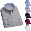 Мужские рубашки деловые повседневные однотонные рубашки с длинным рукавом из хлопка повседневные рубашки удобные мягкие мужские большие размеры
