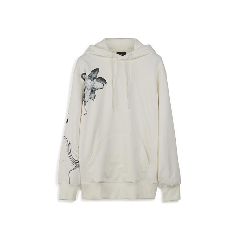 Men's Hoodie adidas Y-3 floral-print jersey hoodie