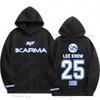 KPOP KARMA Oversized Hoodie Felix&Hyunjin Print Kid'S Harajuku Sweatshirt Streetwear Hip Hop Pullover Clothing Adult'S Hooded