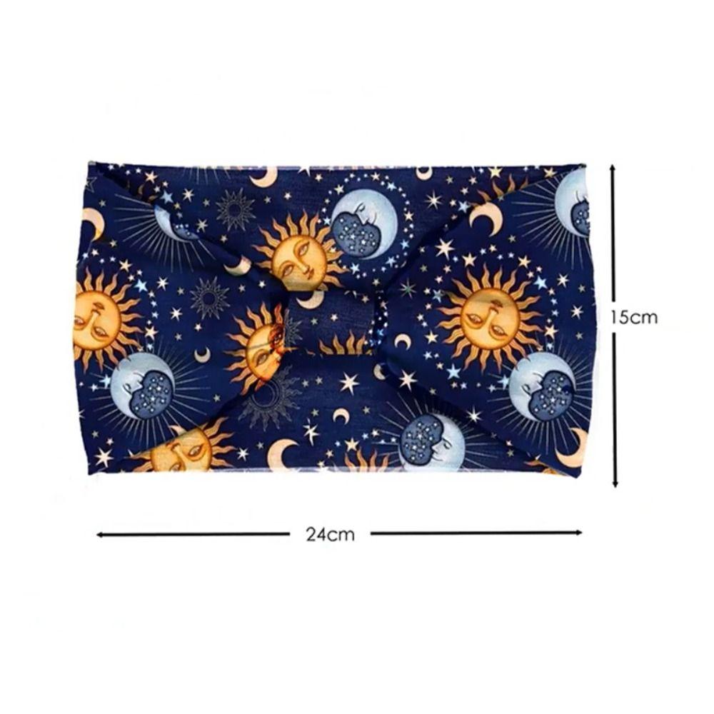 Эластичные широкие повязки на голову, винтажный головной платок с узлом, новый шарф для волос для девочек