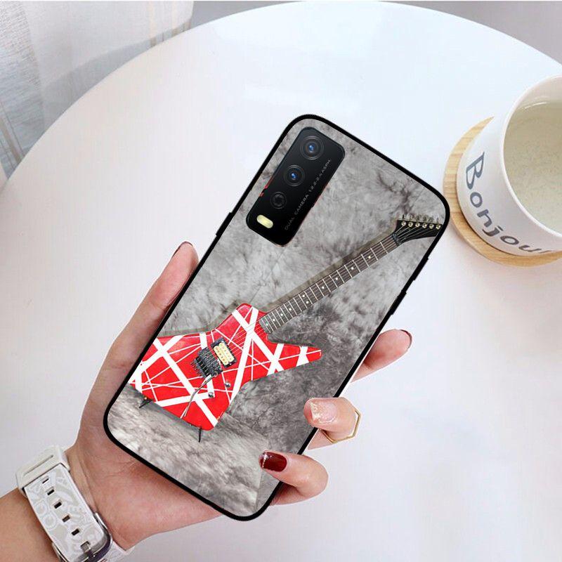 Чехол для телефона Eddie Van Halen Graphic Guitar для vivo Y31 Y30 Y33S Y11S Y12S Y17 Y20S Y21S Y1S Y53S Y15 Y19 Y91C V23 Cases coque