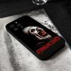 Чехол для телефона The-Clowns-horrors-T-Terrifier для IPhone 17,16,15,14,13,12,11 Plus,Pro,Max,XR,XS,X,7,8 Plus,Mini Черный Силиконовый Мягкий