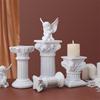 Miniature Roman Pillar Candle Holder for Home Decor