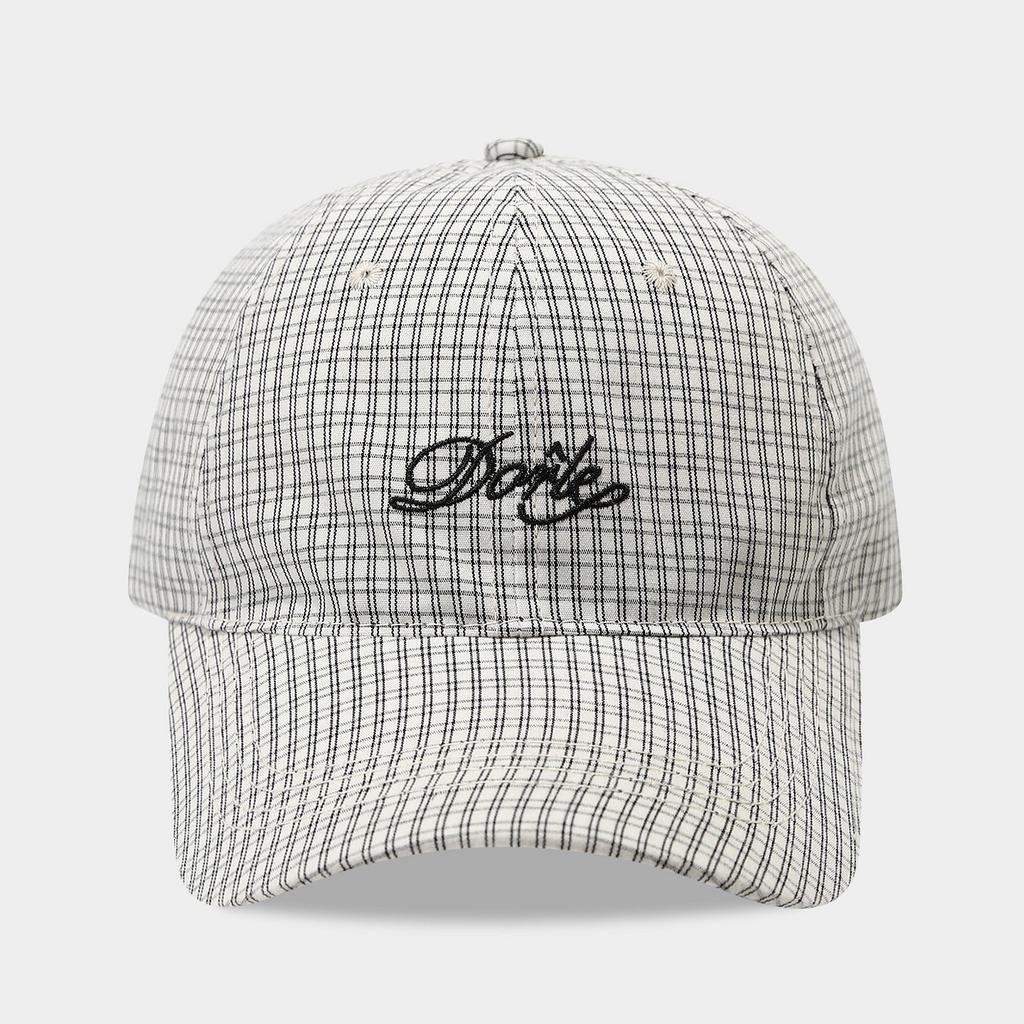 Fashionable Multi Color Plaid Embroidered Stylish Classic Customizable Daily Casual Streetwear Baseball Cap