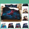 Комплект постельного белья с цифровой печатью Человек-паук, флисовый комплект из трех предметов