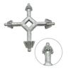Versatile Four Headed Key Tool Portable Four In One Wrench Key Tool With Zinc Alloy Heads For Everyday Use