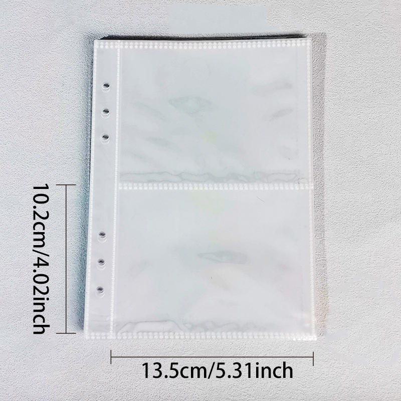 Обложка для блокнота, Многоразовая прозрачная ПВХ обложка, Водонепроницаемая обложка для планера с блестками на молнии для студентов