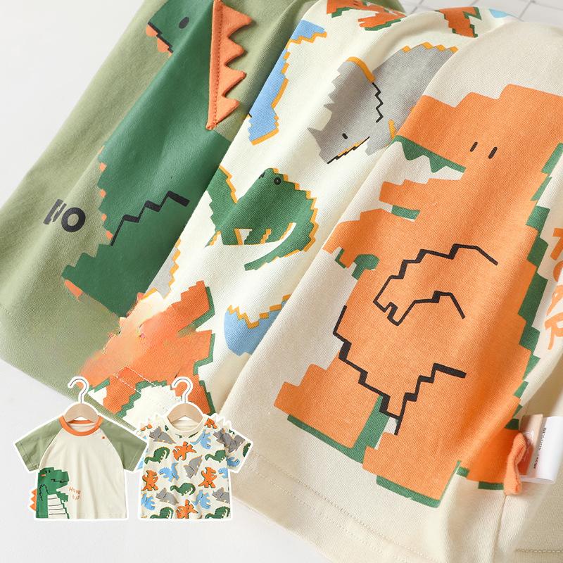 Baby Clothes Casual Short-sleeved T-shirts Summer Clothes Boys Girls Baby Children Children Summer Half-sleeved Tops