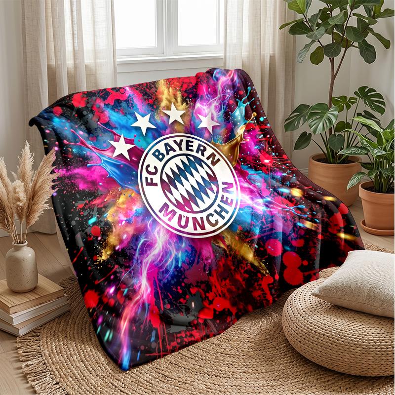 Bayern Munich Theme blanket Soft Flannel Blanket Plush Throw Blanket Cozy Sofa Bed Blanket for Home Decor