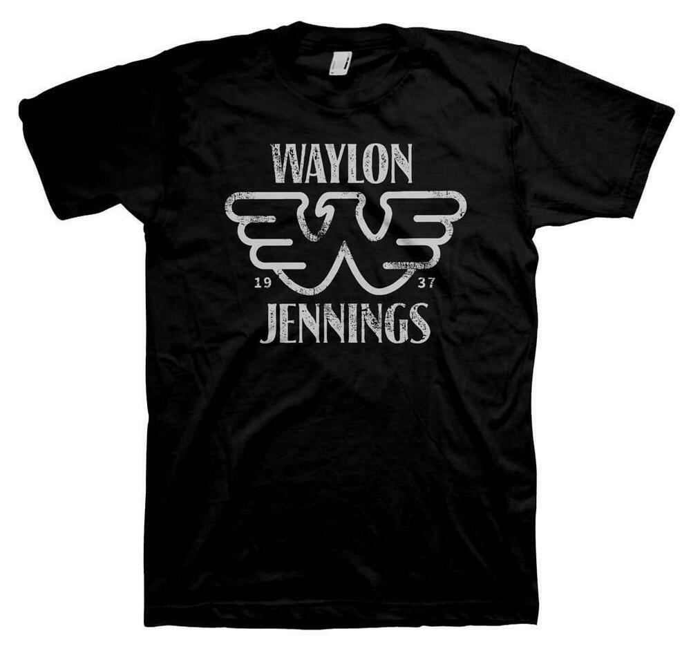 Футболка унисекс с логотипом Waylon Jennings