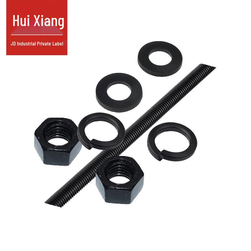 DIN976 Carbon Steel Black Oxide Threaded Rod