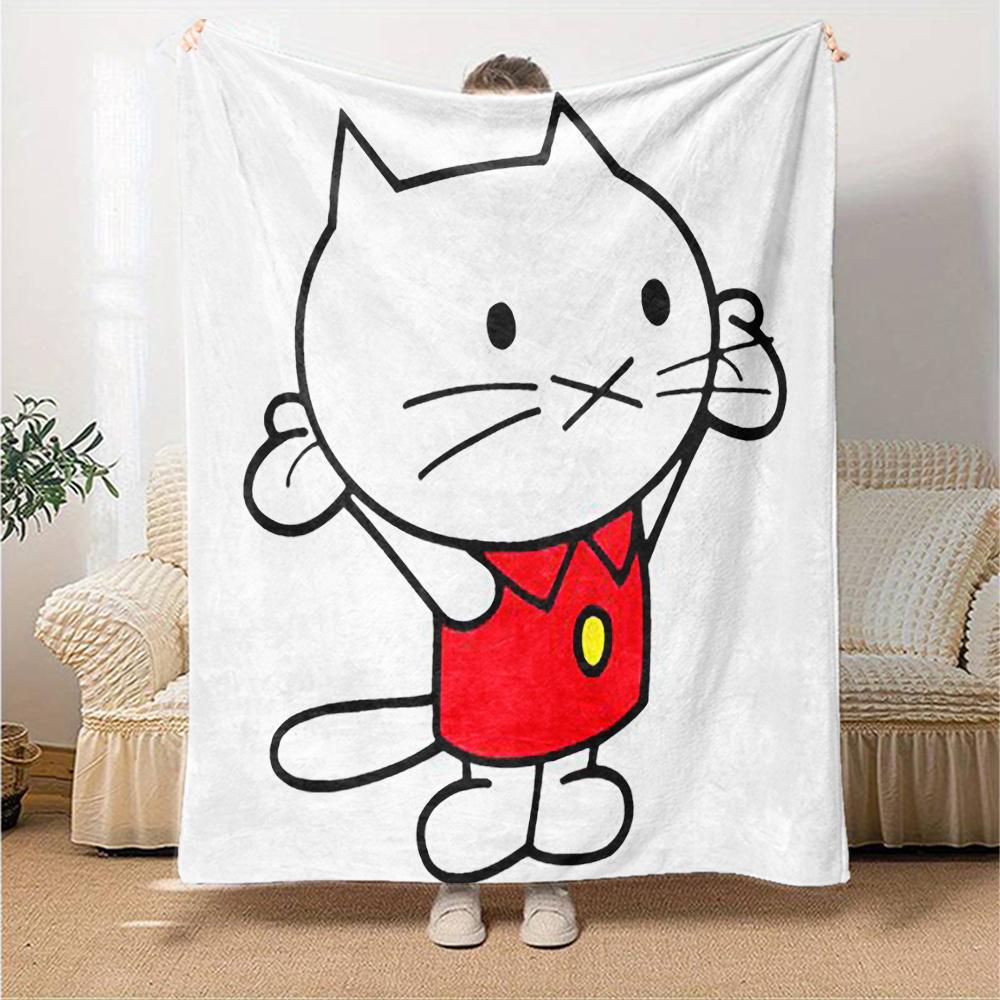 Musti Theme Printed Blanket - Perfect for Couch, Bed, Travel & Outdoor Use | Machine Washable, Cozy & Durable.