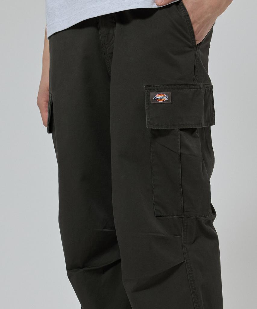 Dickies Стильные свободные брюки-карго из твила, цвет олива