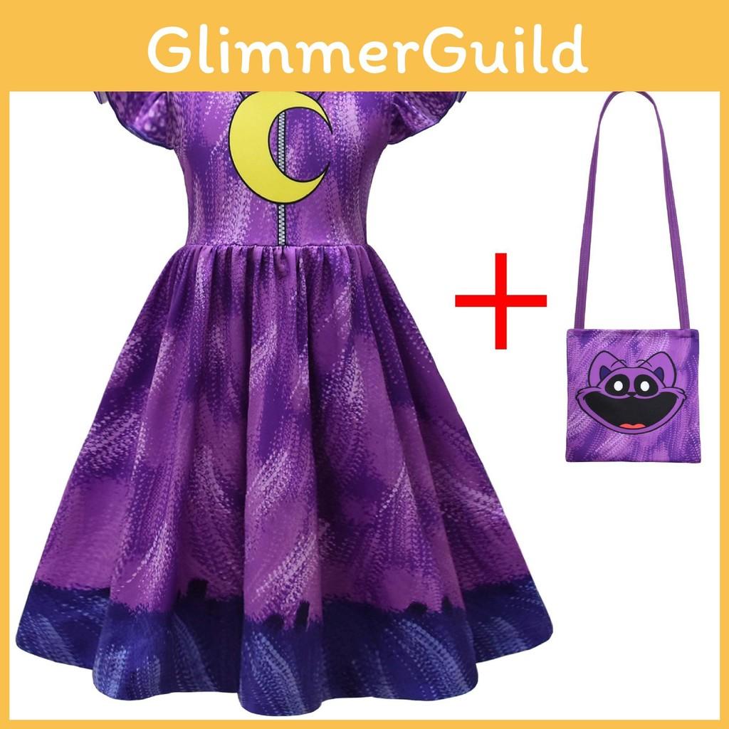 Платье и сумка Smiling Critters для девочки, косплейная одежда, подходит для Хэллоуина