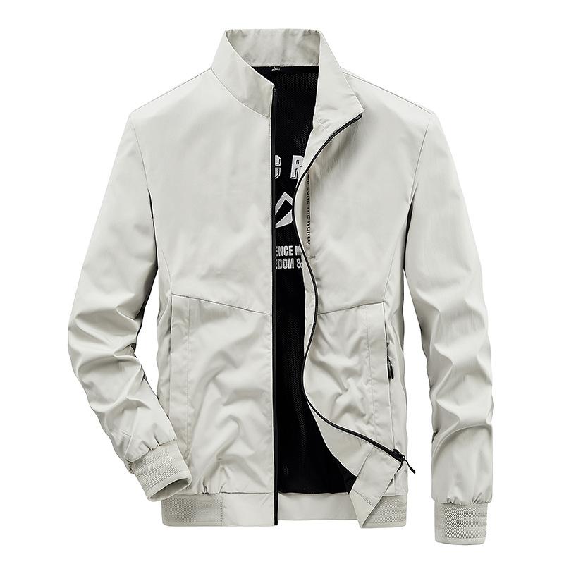 Spring and Autumn Outdoor Windproof Public Edition Men's Top Jacket High Quality Casual Stand-Up Jacket Outer Top