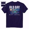 Old Bay Краб Есть Местных Футболка с коротким рукавом НОВАЯ Быстрая Бесплатная Доставка Унисекс Футболка