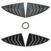 For Tesla New Model 3 2017-2025 Car Rear Triangle Window Shutters Sunshade Modified Decoration Carbon Fiber Accessories