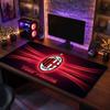 AC Milan Custom Large Mouse Pad, Personalized Name Text Print, Football Logo Non‑Slip Desk Mat Gaming Gift