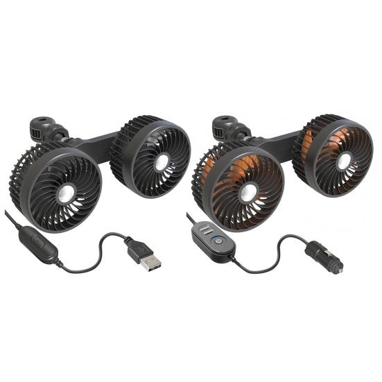 Вентилятор на заднее сиденье, удобный 3-лопастной светильник, звук, пассажирский портативный автомобиль, автоаксессуары