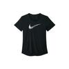 Футболка Swoosh Run Quick-Dry с коротким рукавом, женская, черная DM7778-010