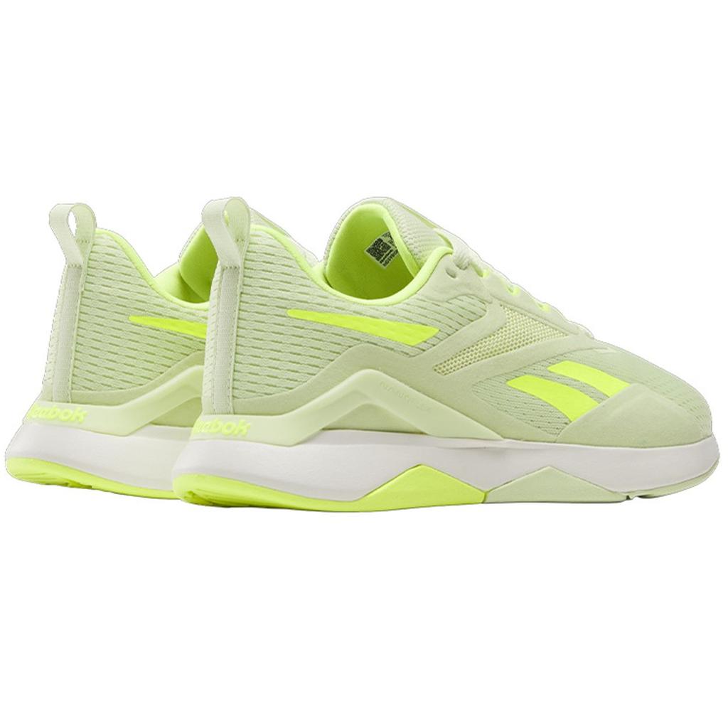 Reebok Nanoflex TR 2 Легкие Удобные Низкие Кроссовки для Тренировок Женские кроссовки Светло-желтый Зеленый 100205405