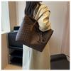 Large-capacity Bag Women's 2025 New Simple and Versatile Texture Shoulder Bag College Student Bag Tote Bag