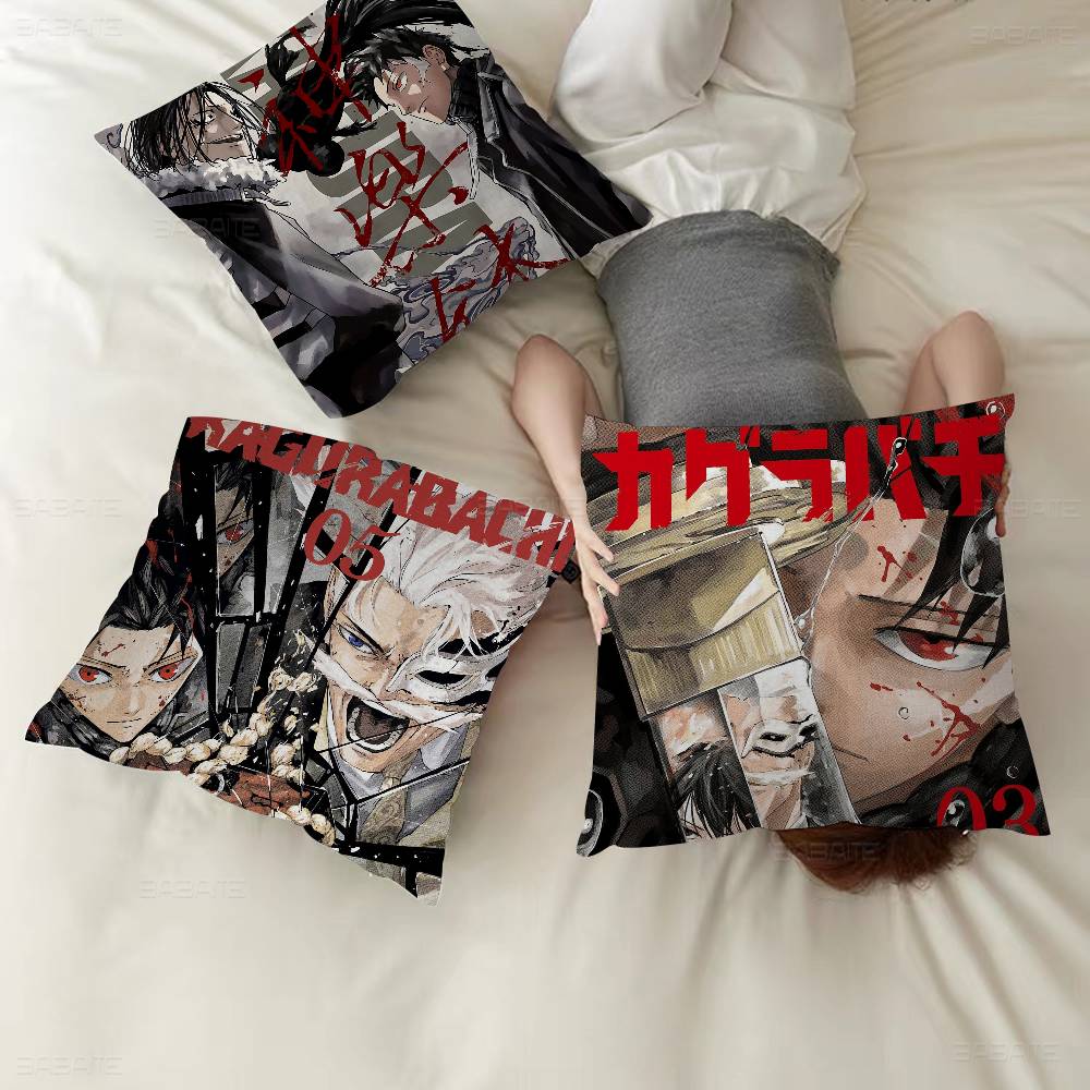 Anime K-Kagurabachi Fantasy And Adventure Pillow Cushion Cover Pillowcase Living Room Sofa Home Decor