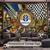 Wall Hanging Tapestry Custom NameNew Holland Pattern Personalized Printed Fabric Wall Decor