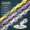1 шт. Цепь для велосипеда VG Sports 8 9 10 11 скоростей Velocidade 8s 9s 10s 11s MTB Горный Шоссейный Велосипед Запчасти Аксессуары для Велосипеда