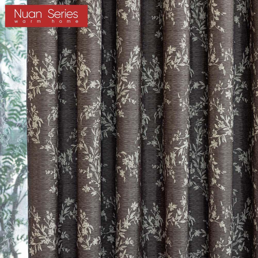 1 шт. Серия Nuan Французский антикварный стиль Универсальные шторы с принтом Полностью затемняющие шторы для спальни, гостиной, балкона, окна для домашнего декора