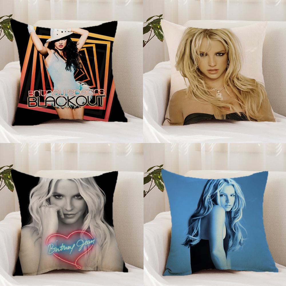 B-Britney J-Jean Чехол-подушка Премиум Комфорт Двусторонний Чехол для Подушки - Двойной Дизайн для Дома и Автомобиля