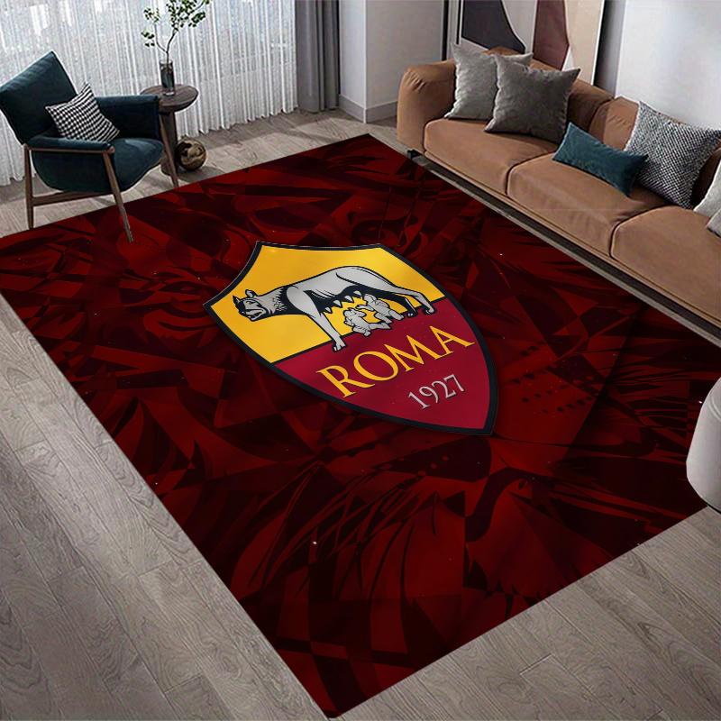 Квадратный ковер с фланелевым узором AS Roma, Ковер для гостиной, спальни, дивана, игровой комнаты, Нескользящий коврик для пола
