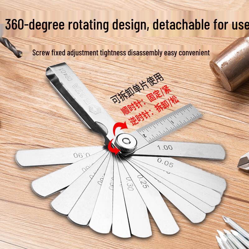 SATA 23-Piece Metric Feeler Gauge Set